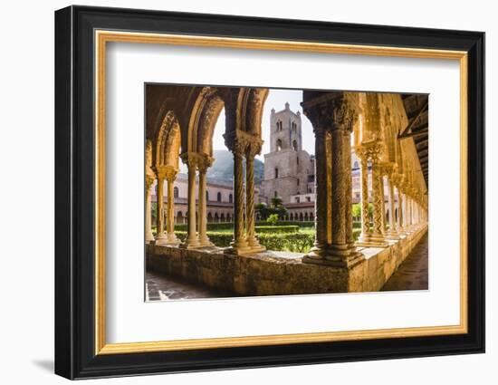 Duomo Di Monreale at Sunset (Monreale Cathedral)-Matthew Williams-Ellis-Framed Photographic Print