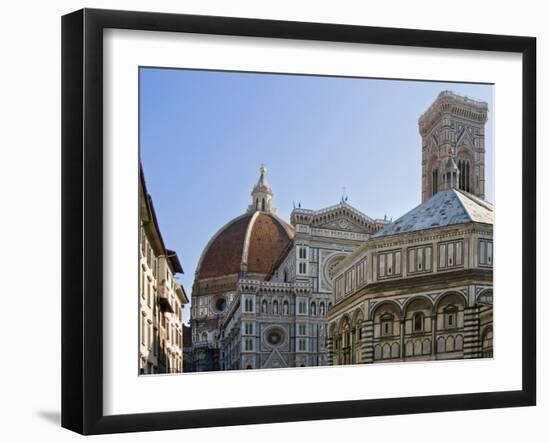 Duomo , Florence, UNESCO World Heritage Site, Tuscany, Italy, Europe-Tondini Nico-Framed Photographic Print