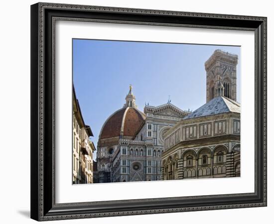 Duomo , Florence, UNESCO World Heritage Site, Tuscany, Italy, Europe-Tondini Nico-Framed Photographic Print