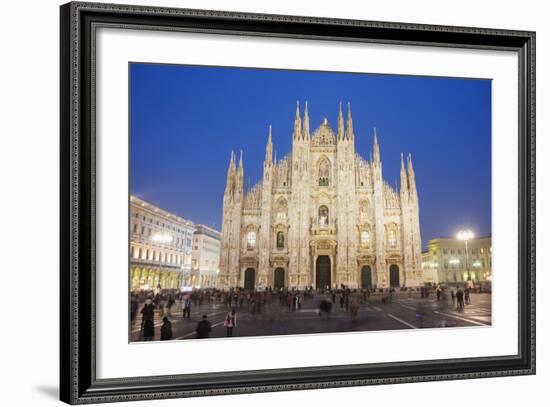 Duomo (Milan Cathedral), Milan, Lombardy, Italy, Europe-Christian Kober-Framed Photographic Print