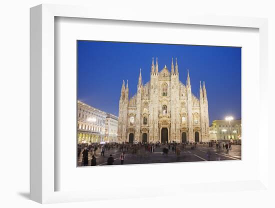 Duomo (Milan Cathedral), Milan, Lombardy, Italy, Europe-Christian Kober-Framed Photographic Print