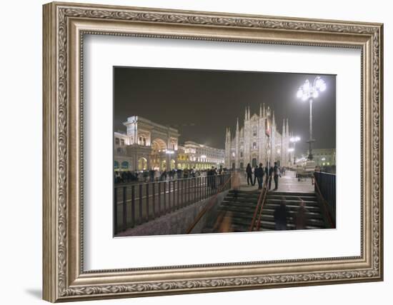 Duomo (Milan Cathedral), Milan, Lombardy, Italy, Europe-Christian Kober-Framed Photographic Print