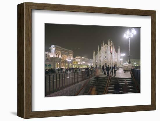 Duomo (Milan Cathedral), Milan, Lombardy, Italy, Europe-Christian Kober-Framed Photographic Print