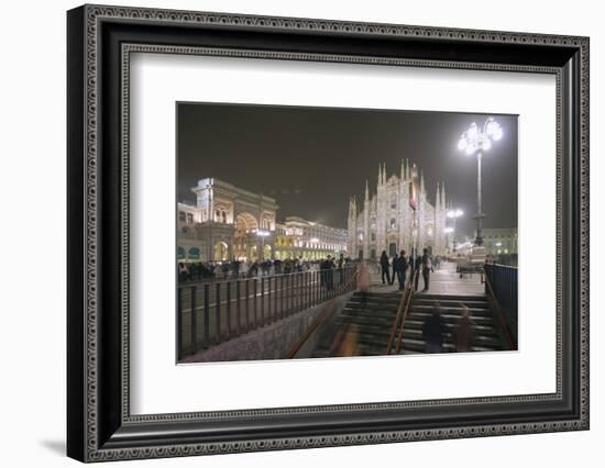 Duomo (Milan Cathedral), Milan, Lombardy, Italy, Europe-Christian Kober-Framed Photographic Print