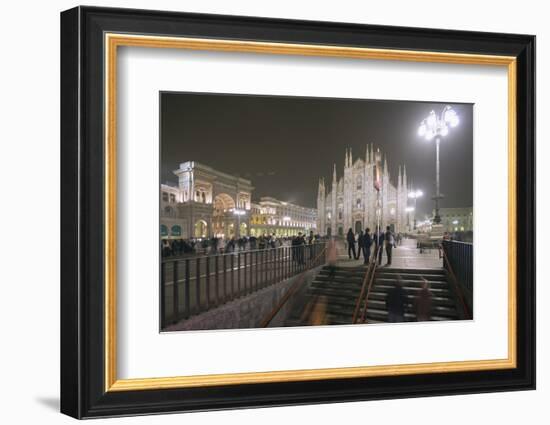 Duomo (Milan Cathedral), Milan, Lombardy, Italy, Europe-Christian Kober-Framed Photographic Print