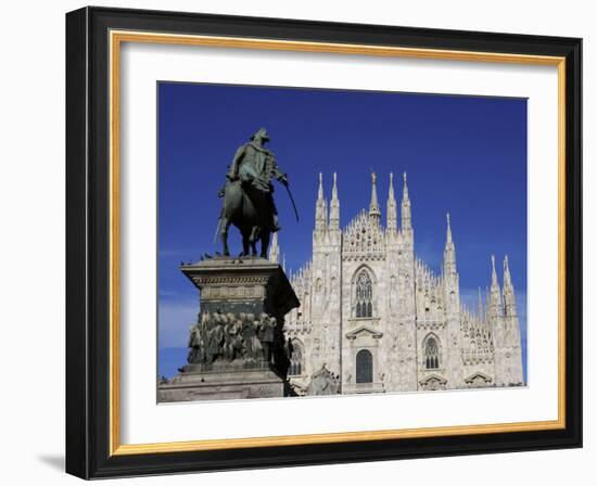 Duomo, Milan, Lombardy, Italy, Europe-Vincenzo Lombardo-Framed Photographic Print