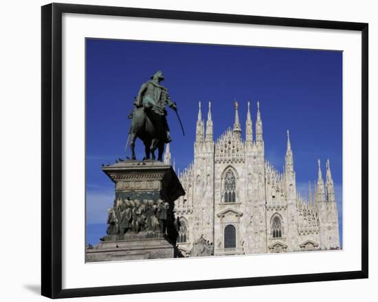 Duomo, Milan, Lombardy, Italy, Europe-Vincenzo Lombardo-Framed Photographic Print