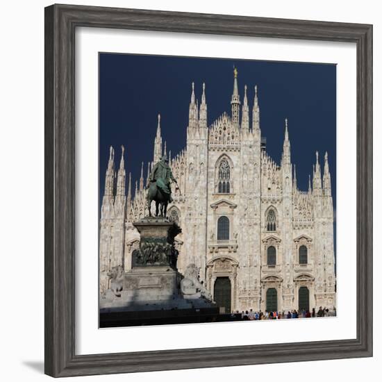 Duomo, Milan, Lombardy, Italy, Europe-Vincenzo Lombardo-Framed Photographic Print