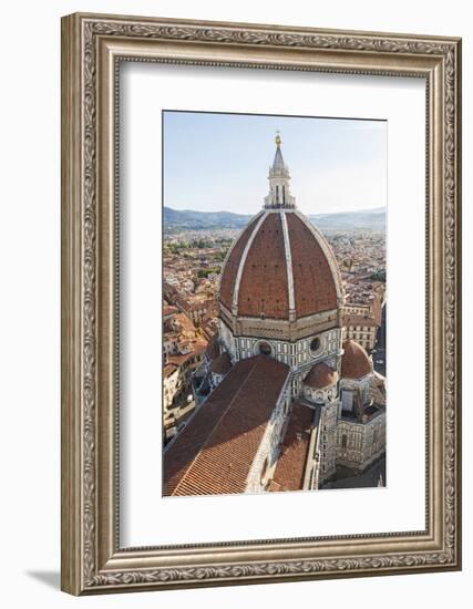 Duomo Santa Maria del Fiore and Skyline over Florence, Italy-Peter Adams-Framed Photographic Print