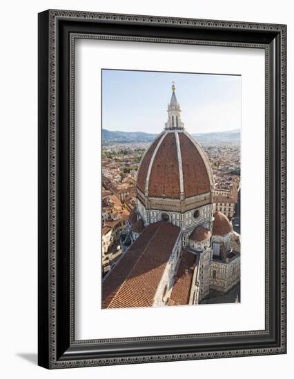 Duomo Santa Maria del Fiore and Skyline over Florence, Italy-Peter Adams-Framed Photographic Print