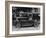 Dupont Automobile on Front of House, C.1919-30 (B/W Photo)-American Photographer-Framed Giclee Print