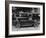 Dupont Automobile on Front of House, C.1919-30 (B/W Photo)-American Photographer-Framed Giclee Print