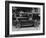 Dupont Automobile on Front of House, C.1919-30 (B/W Photo)-American Photographer-Framed Giclee Print