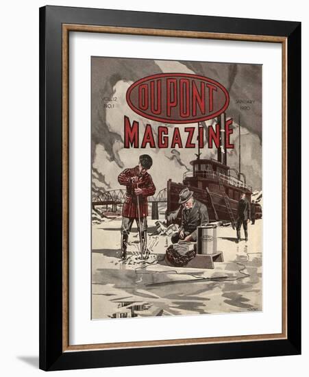 Dupont Dynamite, Front Cover of the 'Dupont Magazine', January 1920-American School-Framed Giclee Print