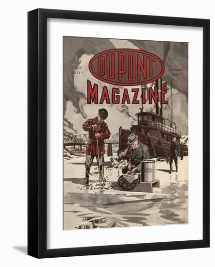 Dupont Dynamite, Front Cover of the 'Dupont Magazine', January 1920-American School-Framed Giclee Print