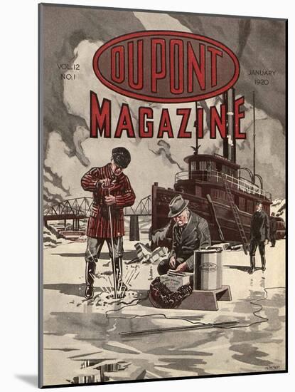 Dupont Dynamite, Front Cover of the 'Dupont Magazine', January 1920-American School-Mounted Giclee Print