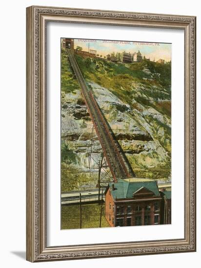 Duquesne Inlined Railway, Pittsburgh, Pennsylvania-null-Framed Art Print