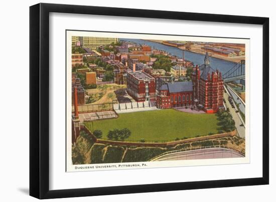 Duquesne University, Pittsburgh, Pennsylvania-null-Framed Art Print