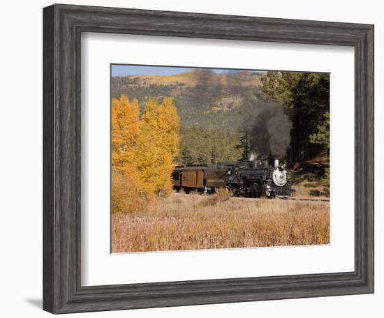 Durango and Silverton Narrow Gauge Railroad, Colorado, USA-Don Grall-Framed Photographic Print