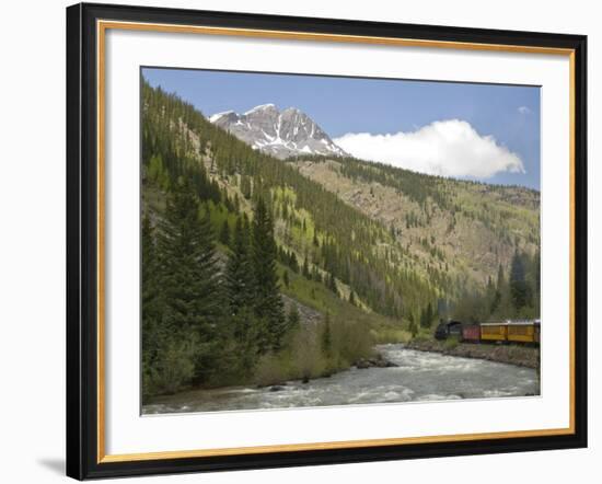 Durango and Silverton Train, Colorado, United States of America, North America-Snell Michael-Framed Photographic Print