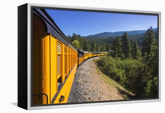 Durango & Silverton Narrow Gauge Railroad, San Juan National Forest, Colorado, USA.-Russ Bishop-Framed Premier Image Canvas