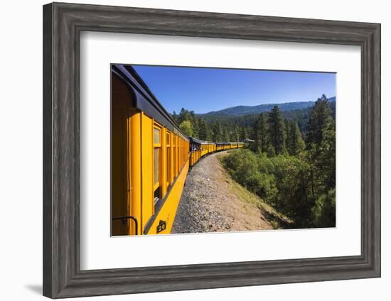 Durango & Silverton Narrow Gauge Railroad, San Juan National Forest, Colorado, USA.-Russ Bishop-Framed Photographic Print