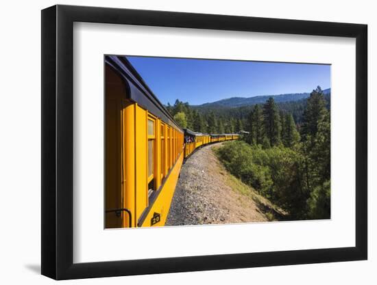 Durango & Silverton Narrow Gauge Railroad, San Juan National Forest, Colorado, USA.-Russ Bishop-Framed Photographic Print