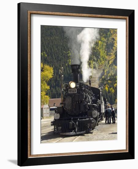 Durango & Silverton Narrow Gauge Railroad, Silverton Station, Colorado, USA-Cindy Miller Hopkins-Framed Photographic Print