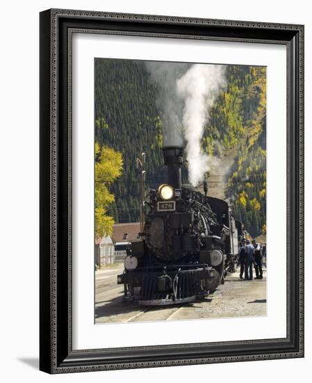 Durango & Silverton Narrow Gauge Railroad, Silverton Station, Colorado, USA-Cindy Miller Hopkins-Framed Photographic Print