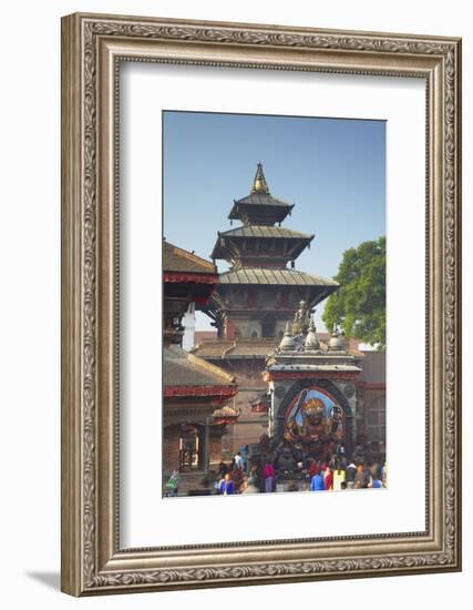 Durbar Square, UNESCO World Heritage Site, Kathmandu, Nepal, Asia-Ian Trower-Framed Photographic Print