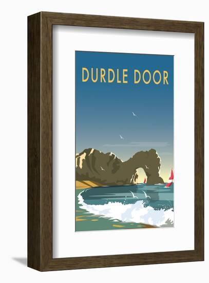 Durdle Door - Dave Thompson Contemporary Travel Print-Dave Thompson-Framed Giclee Print