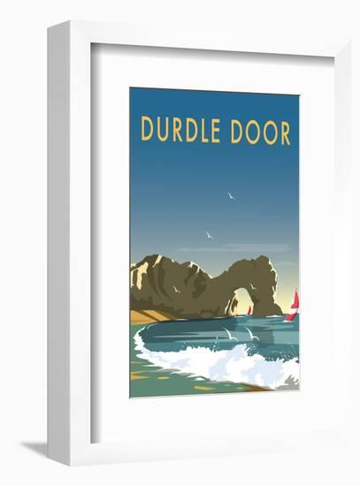 Durdle Door - Dave Thompson Contemporary Travel Print-Dave Thompson-Framed Giclee Print