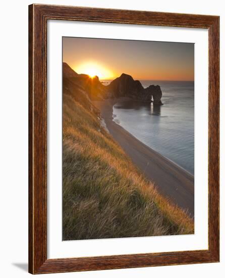 Durdle Door, Dorset, Jurassic Coast, UNESCO World Heritage Site, England, United Kingdom, Europe-Julian Elliott-Framed Photographic Print