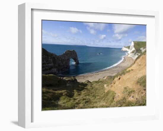 Durdle Door, Jurassic Coast, UNESCO World Heritage Site, Dorset, England, United Kingdom, Europe-Ethel Davies-Framed Photographic Print