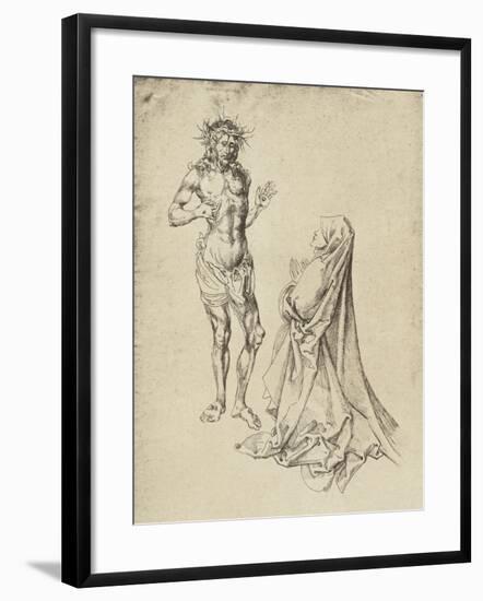 Durer's Christ Appearing to the Virgin Mary-Albrecht Dürer-Framed Giclee Print