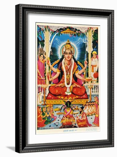 Durga, Vishnu-null-Framed Giclee Print