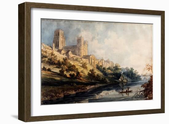 Durham Cathedral, 1795 (Watercolour)-Thomas Girtin-Framed Giclee Print