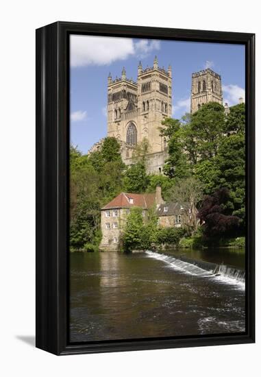 Durham Cathedral and Mill-Peter Thompson-Framed Premier Image Canvas