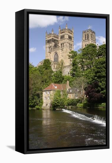 Durham Cathedral and Mill-Peter Thompson-Framed Premier Image Canvas