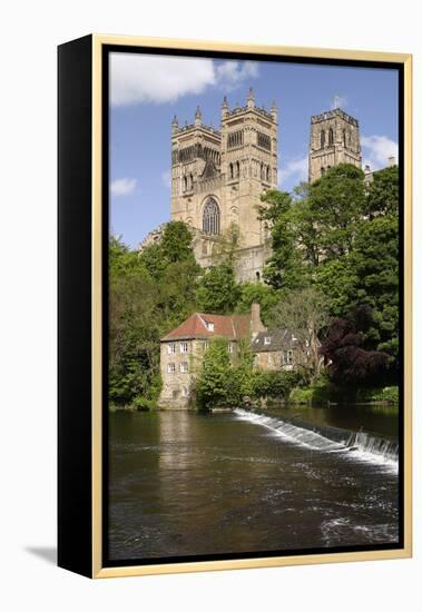 Durham Cathedral and Mill-Peter Thompson-Framed Premier Image Canvas