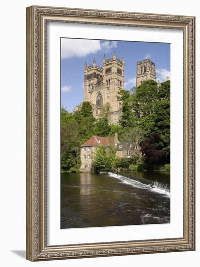 Durham Cathedral and Mill-Peter Thompson-Framed Photographic Print