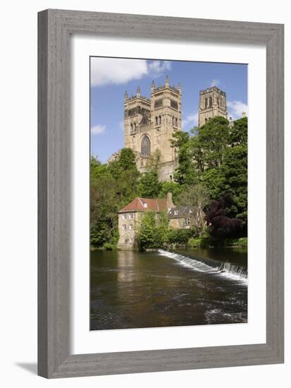 Durham Cathedral and Mill-Peter Thompson-Framed Photographic Print