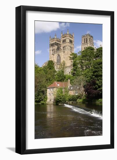Durham Cathedral and Mill-Peter Thompson-Framed Photographic Print