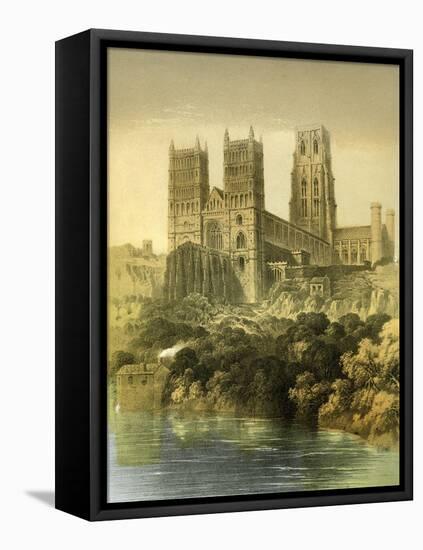 Durham Cathedral, County Durham, C1870-Hanhart-Framed Premier Image Canvas