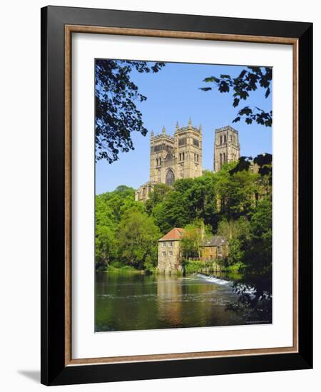 Durham Cathedral from River Wear, County Durham, England-Geoff Renner-Framed Photographic Print