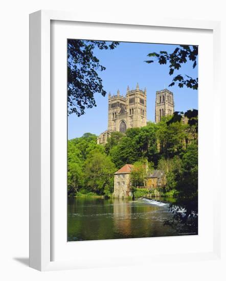 Durham Cathedral from River Wear, County Durham, England-Geoff Renner-Framed Photographic Print