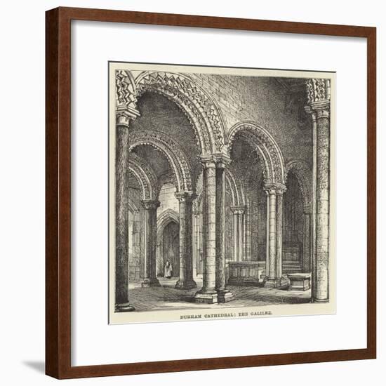 Durham Cathedral, the Galilee-null-Framed Giclee Print