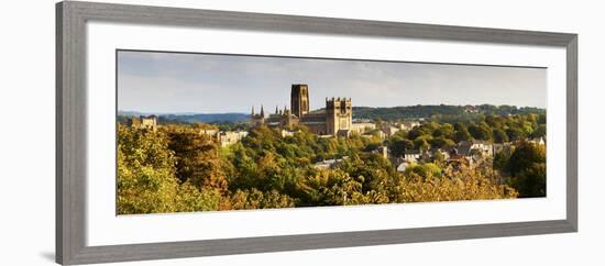 Durham Cathedral View from Wharton Park, Durham, County Durham, England-null-Framed Photographic Print