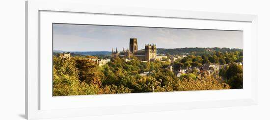 Durham Cathedral View from Wharton Park, Durham, County Durham, England-null-Framed Photographic Print