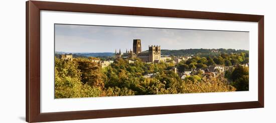 Durham Cathedral View from Wharton Park, Durham, County Durham, England-null-Framed Photographic Print